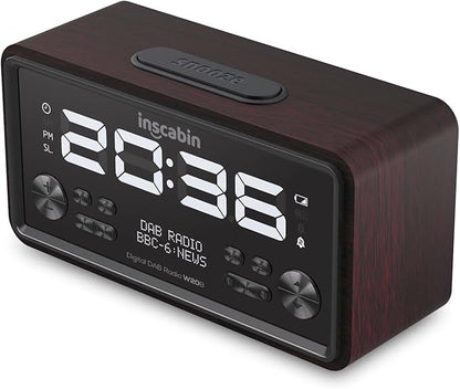 Alarm Clock Radio with Wireless Charging