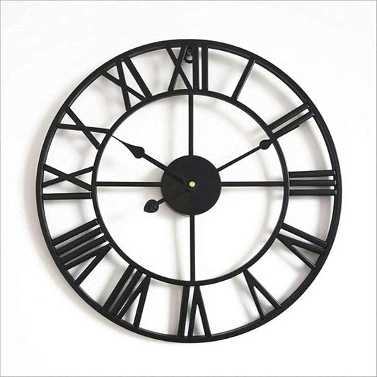 Large Silent Black or Gold Wall clock