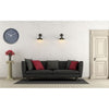 12 inch modern gray wall clock with silent non-ticking quartz movement for home and office decor