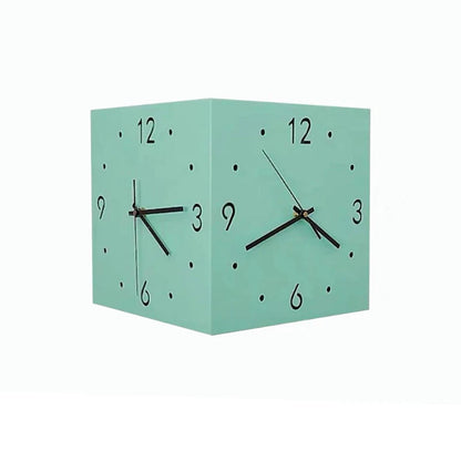 Angled one corner clock