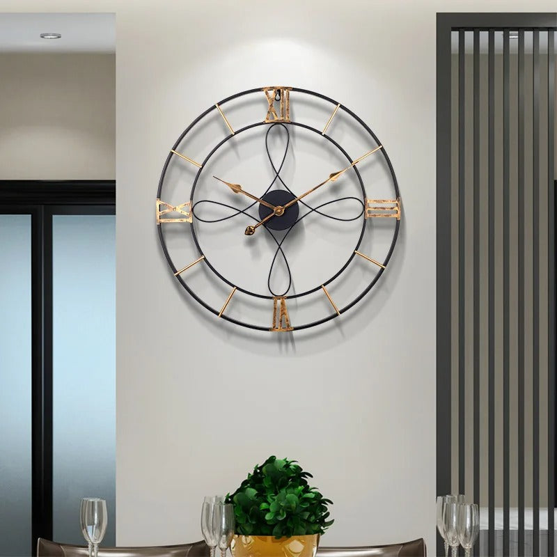 Large Industrial Wall Clock