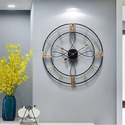 Large Industrial Wall Clock