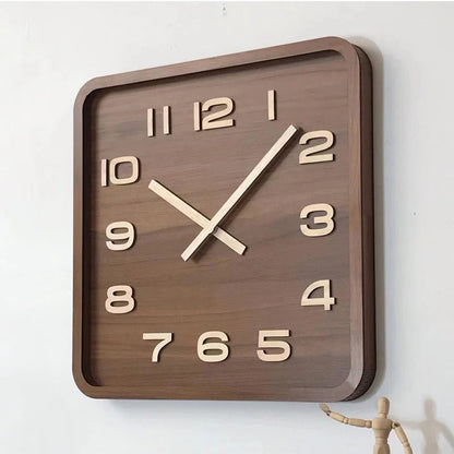 Square wall clock