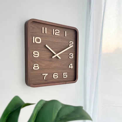 Square wall clock