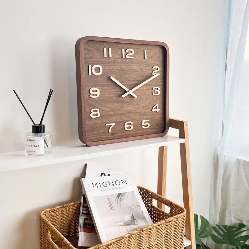 Square wall clock