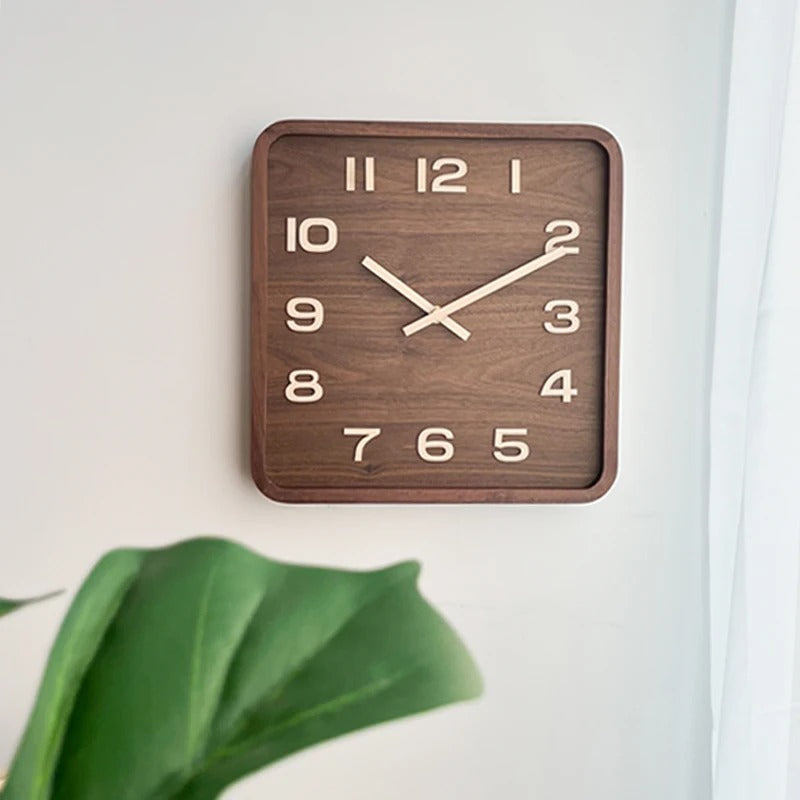 Square wall clock