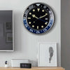all-metal luxury wall clock with luminous quartz display and minimalist design for modern or classic home decor