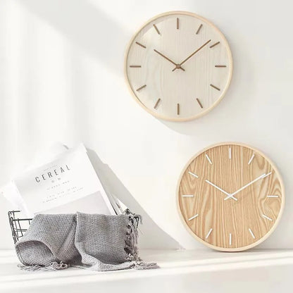 Japanese muted wall clock