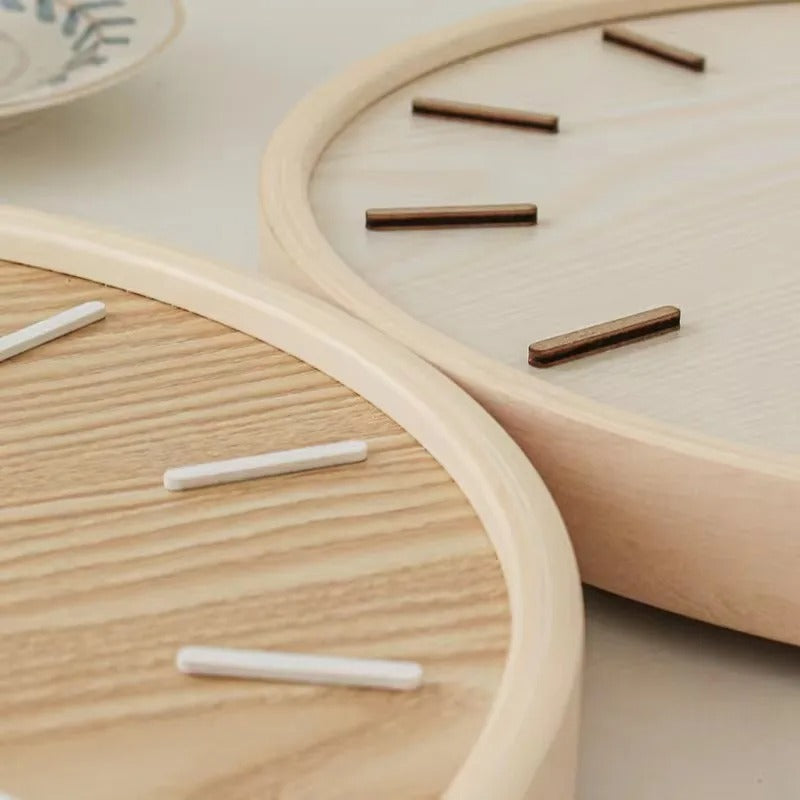 Japanese muted wall clock