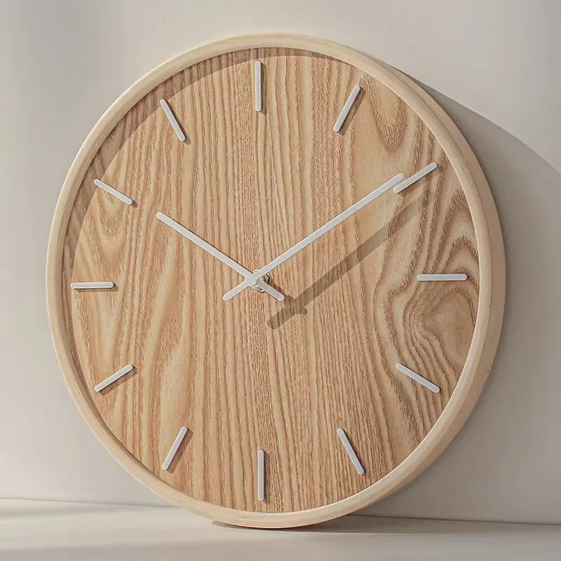 Japanese muted wall clock