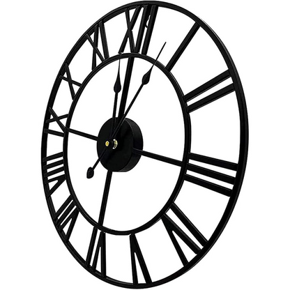 Large Silent Black or Gold Wall clock