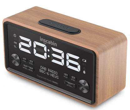 Alarm Clock Radio with Wireless Charging