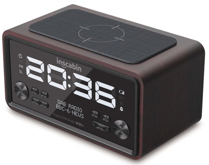 Alarm Clock Radio with Wireless Charging