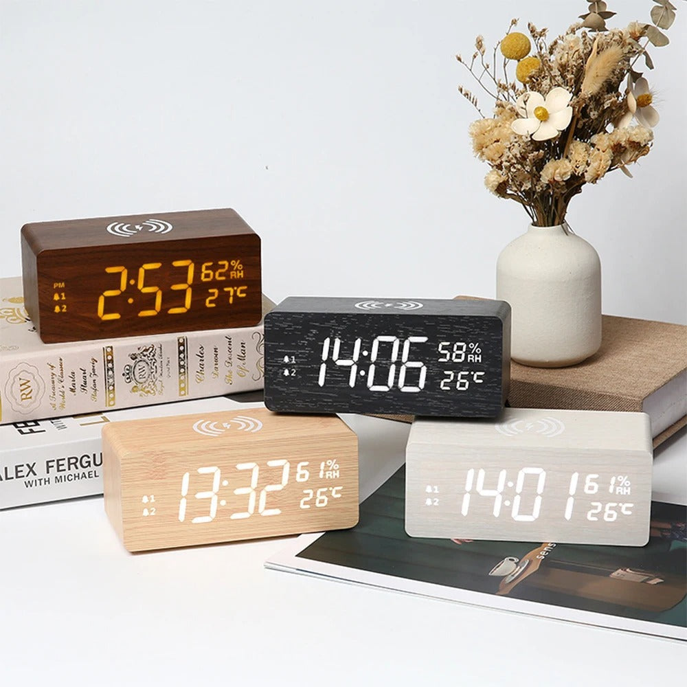 Wireless charging Alarm Clock