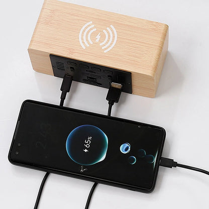 Wireless charging Alarm Clock